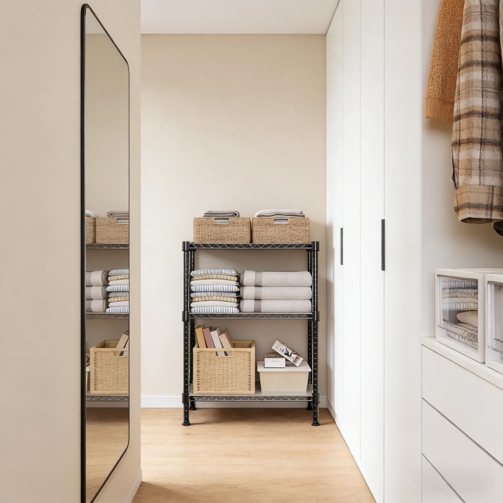 Adjustable Heavy-Duty Wire Storage Shelf