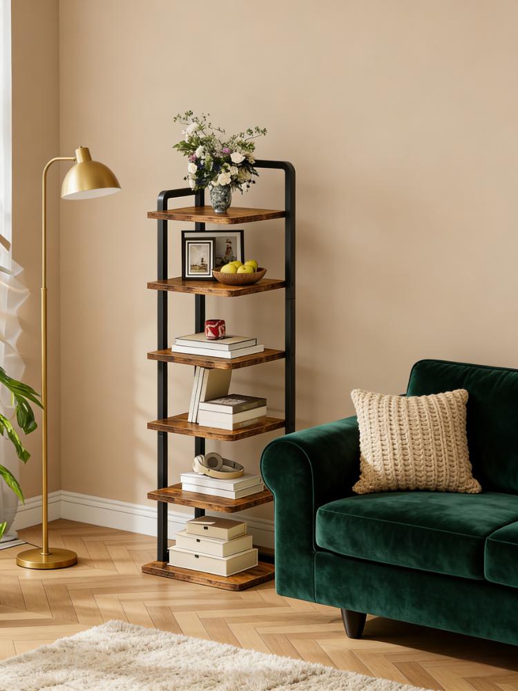 6-Tier Removable Shelf for Shoes & Decor (Narrow Space Friendly)