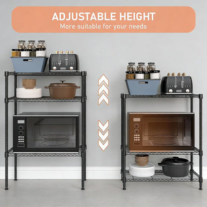 Adjustable Heavy-Duty Wire Storage Shelf